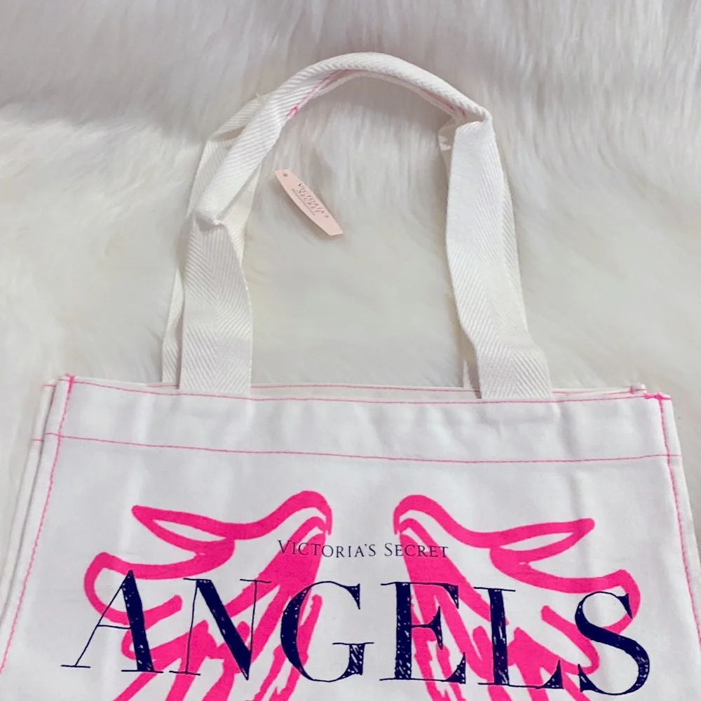Victoria’s Secret Angels Only Canvas Tote NWT Excellent Condition